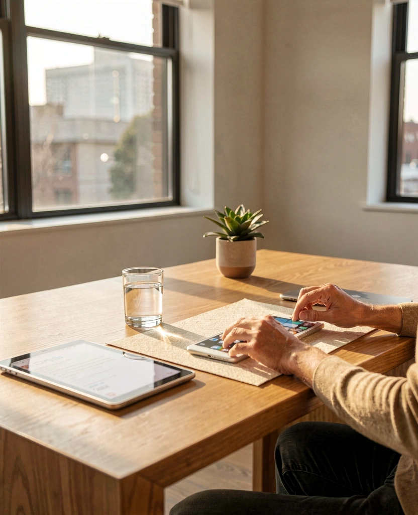 Financial clarity workspace